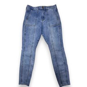 Universal Thread Utility Panel Seam Light Stonewash High-Rise Skinny Jeans 8/29R